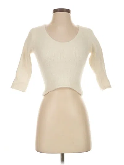 Pre-owned Express Cardigan Sweater In Ivory