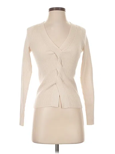 Pre-owned Express Cardigan Sweater In Ivory