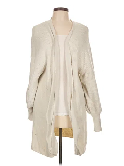 Pre-owned Express Cardigan Sweater In Ivory