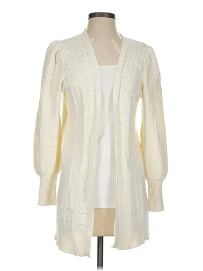 Pre-owned Express Cardigan Sweater In Ivory