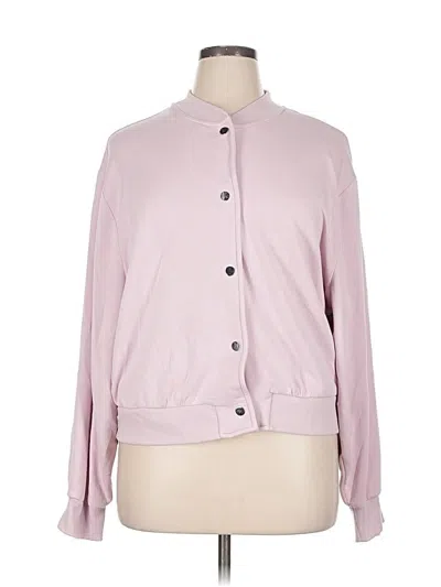 Pre-owned Express Cardigan Sweater In Pink