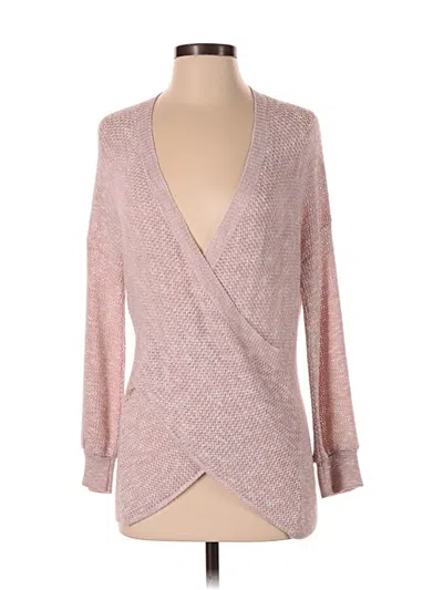 Pre-owned Express Cardigan Sweater In Pink