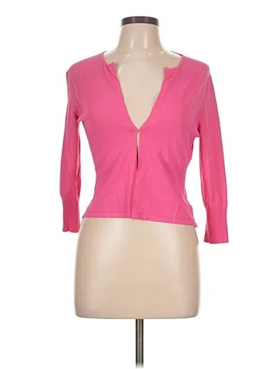 Pre-owned Express Cardigan Sweater In Pink