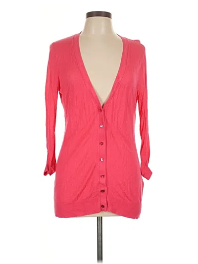 Pre-owned Express Cardigan Sweater In Pink