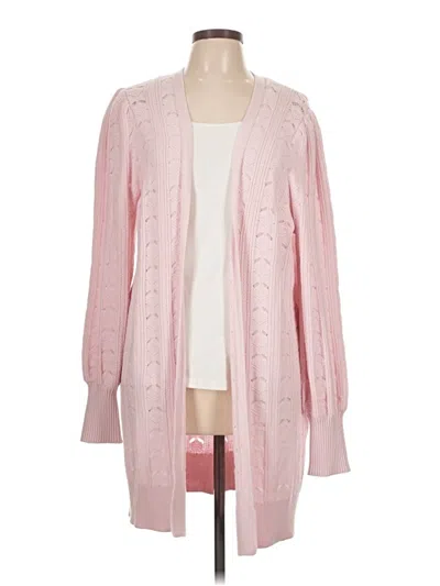Pre-owned Express Cardigan Sweater In Pink