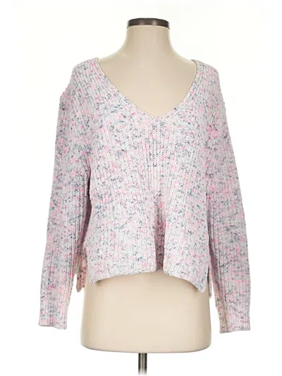 Pre-owned Express Cardigan Sweater In Pink