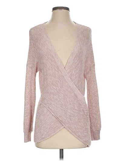 Pre-owned Express Cardigan Sweater In Pink
