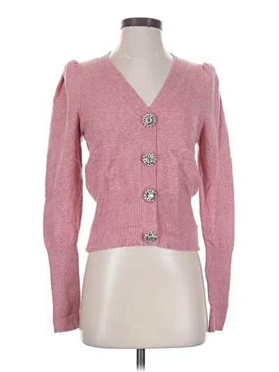 Pre-owned Express Cardigan Sweater In Pink