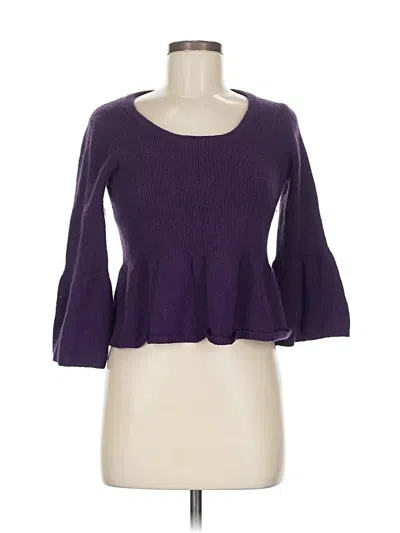 Pre-owned Express Cardigan Sweater In Purple