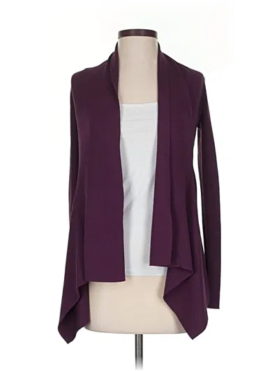 Pre-owned Express Cardigan Sweater In Purple