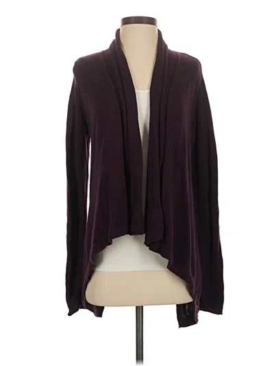 Pre-owned Express Cardigan Sweater In Purple