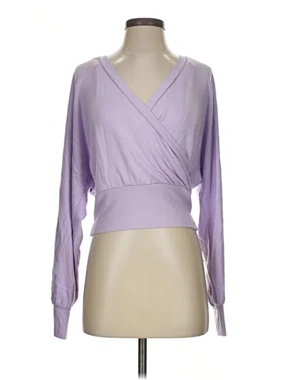 Pre-owned Express Cardigan Sweater In Purple