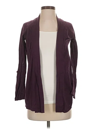 Pre-owned Express Cardigan Sweater In Purple