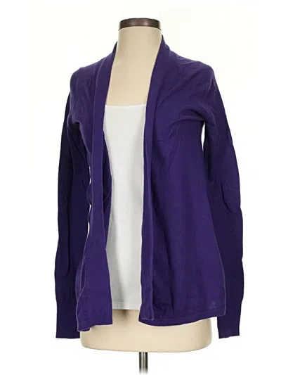 Pre-owned Express Cardigan Sweater In Purple