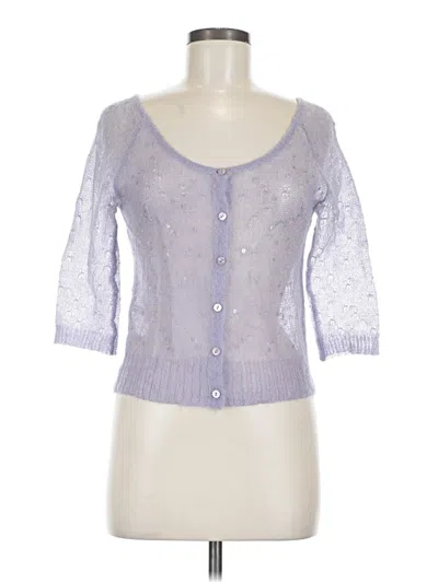 Pre-owned Express Cardigan Sweater In Purple