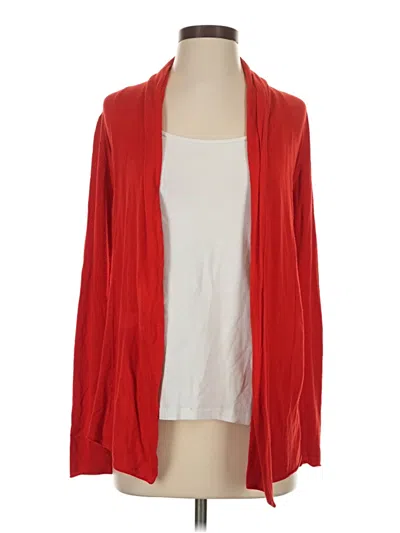 Pre-owned Express Cardigan Sweater In Red