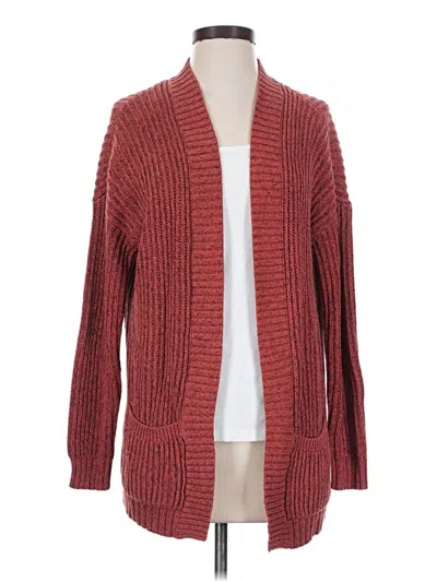 Pre-owned Express Cardigan Sweater In Red