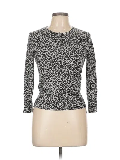 Pre-owned Express Cardigan Sweater In Silver