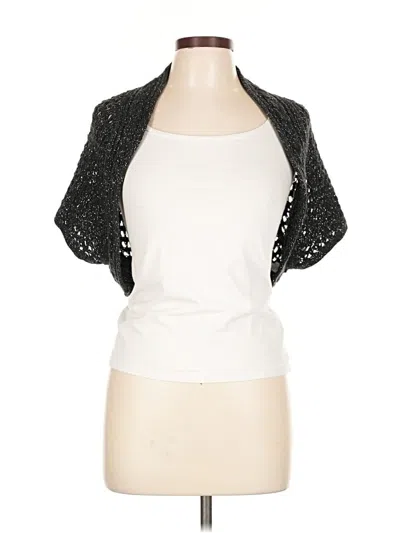 Pre-owned Express Cardigan Sweater In Silver