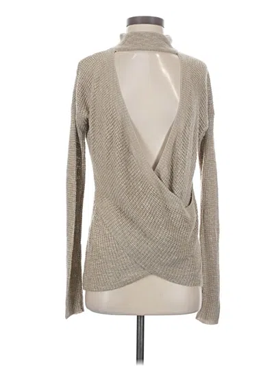 Pre-owned Express Cardigan Sweater In Silver