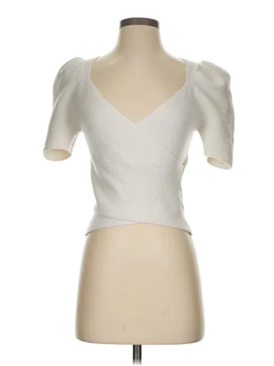 Pre-owned Express Cardigan Sweater In Silver