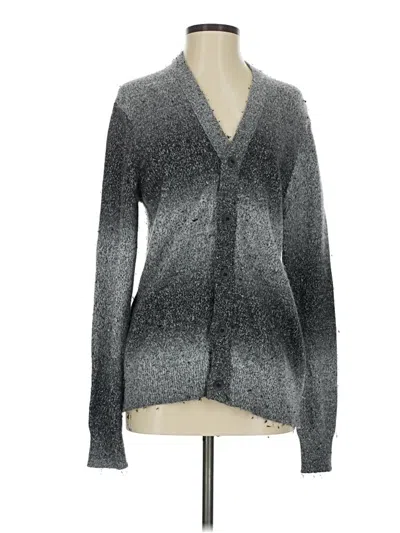 Pre-owned Express Cardigan Sweater In Silver