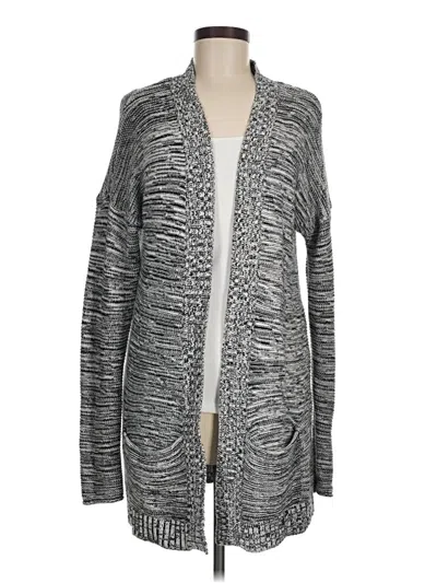 Pre-owned Express Cardigan Sweater In Silver