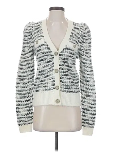 Pre-owned Express Cardigan Sweater In Silver