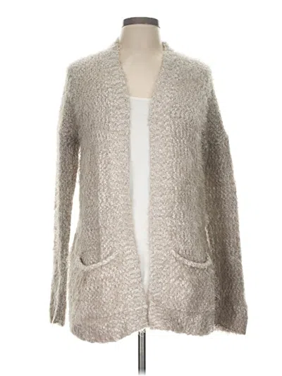 Pre-owned Express Cardigan Sweater In Silver