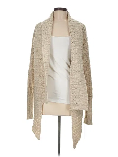 Pre-owned Express Cardigan Sweater In Tan