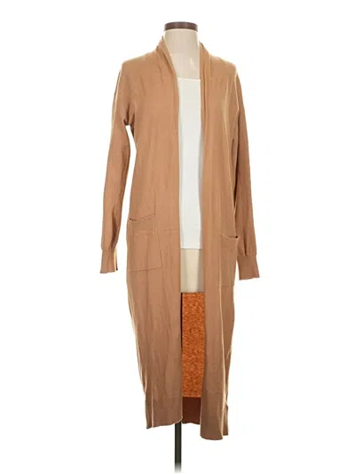 Pre-owned Express Cardigan Sweater In Tan
