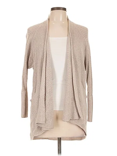 Pre-owned Express Cardigan Sweater In Tan