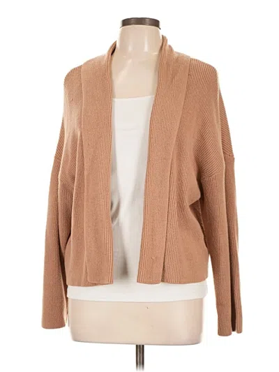 Pre-owned Express Cardigan Sweater In Tan