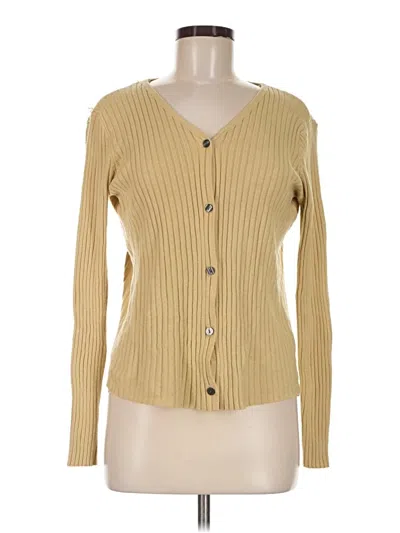 Pre-owned Express Cardigan Sweater In Tan