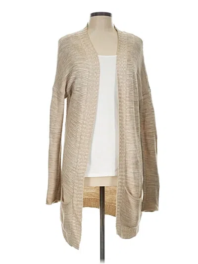 Pre-owned Express Cardigan Sweater In Tan
