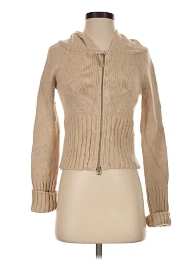 Pre-owned Express Cardigan Sweater In Tan