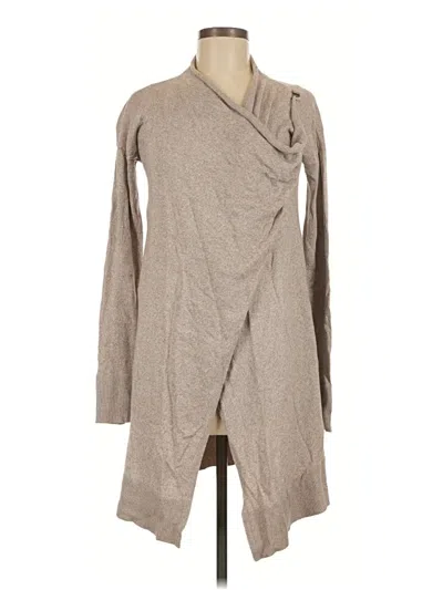 Pre-owned Express Cardigan Sweater In Tan