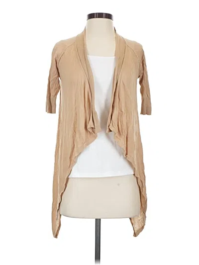 Pre-owned Express Cardigan Sweater In Tan