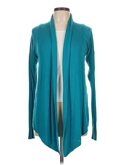 Pre-owned Express Cardigan Sweater In Teal