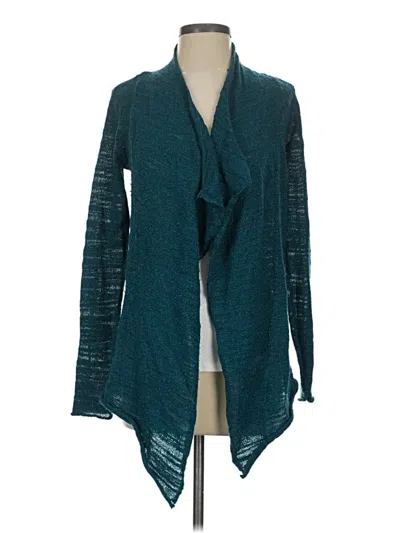 Pre-owned Express Cardigan Sweater In Teal