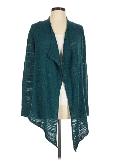 Pre-owned Express Cardigan Sweater In Teal