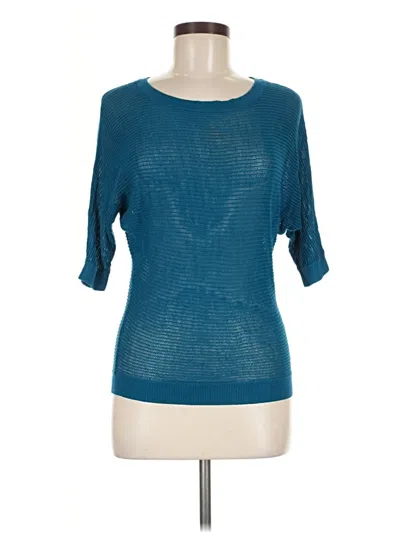 Pre-owned Express Cardigan Sweater In Teal