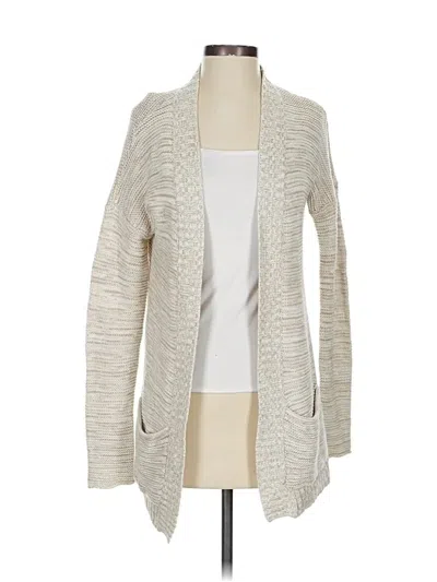 Pre-owned Express Cardigan Sweater In White