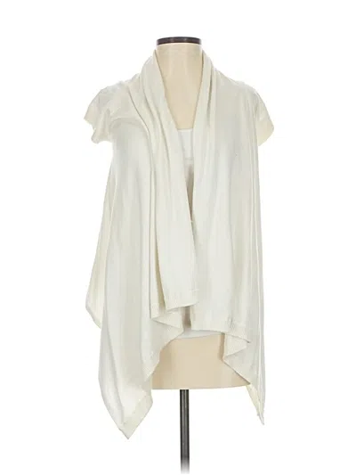 Pre-owned Express Cardigan Sweater In White