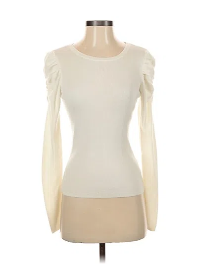 Pre-owned Express Cardigan Sweater In White