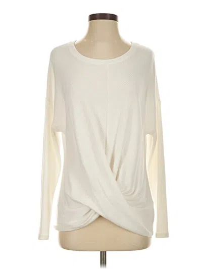 Pre-owned Express Cardigan Sweater In White