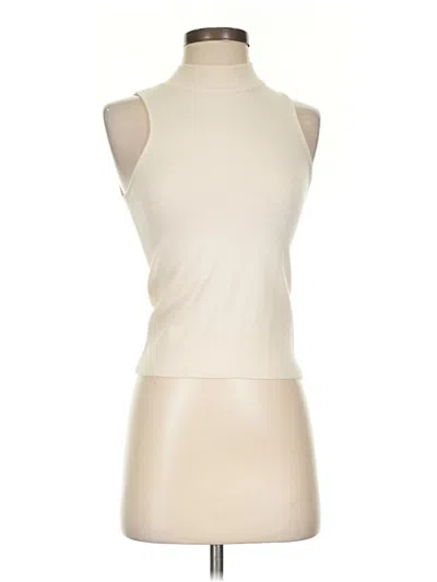 Pre-owned Express Cardigan Sweater In White