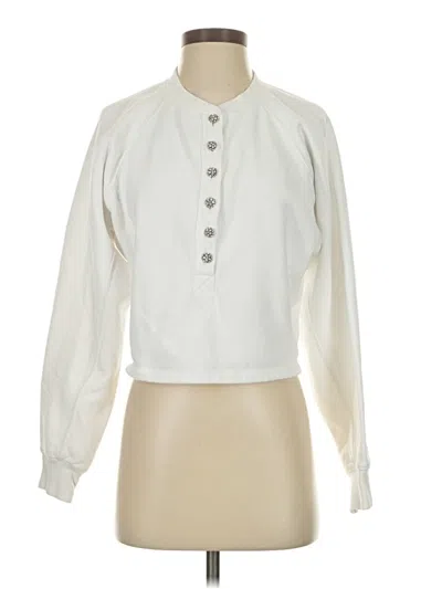 Pre-owned Express Cardigan Sweater In White