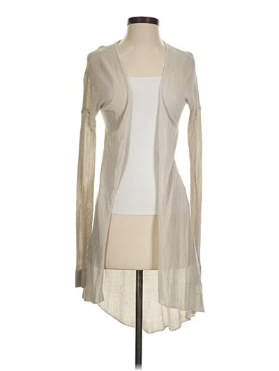 Pre-owned Express Cardigan Sweater In White