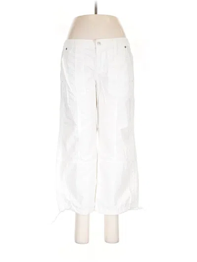Pre-owned Express Cargo Pants In White